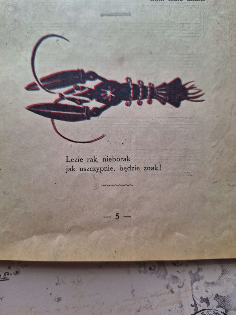 ilustracja Zofii Stryjeńskiej do wierszyka ze zbioru